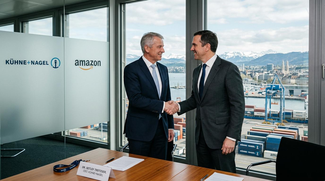 Amazon takes option on Kühne+Nagel shares in long-term partnership