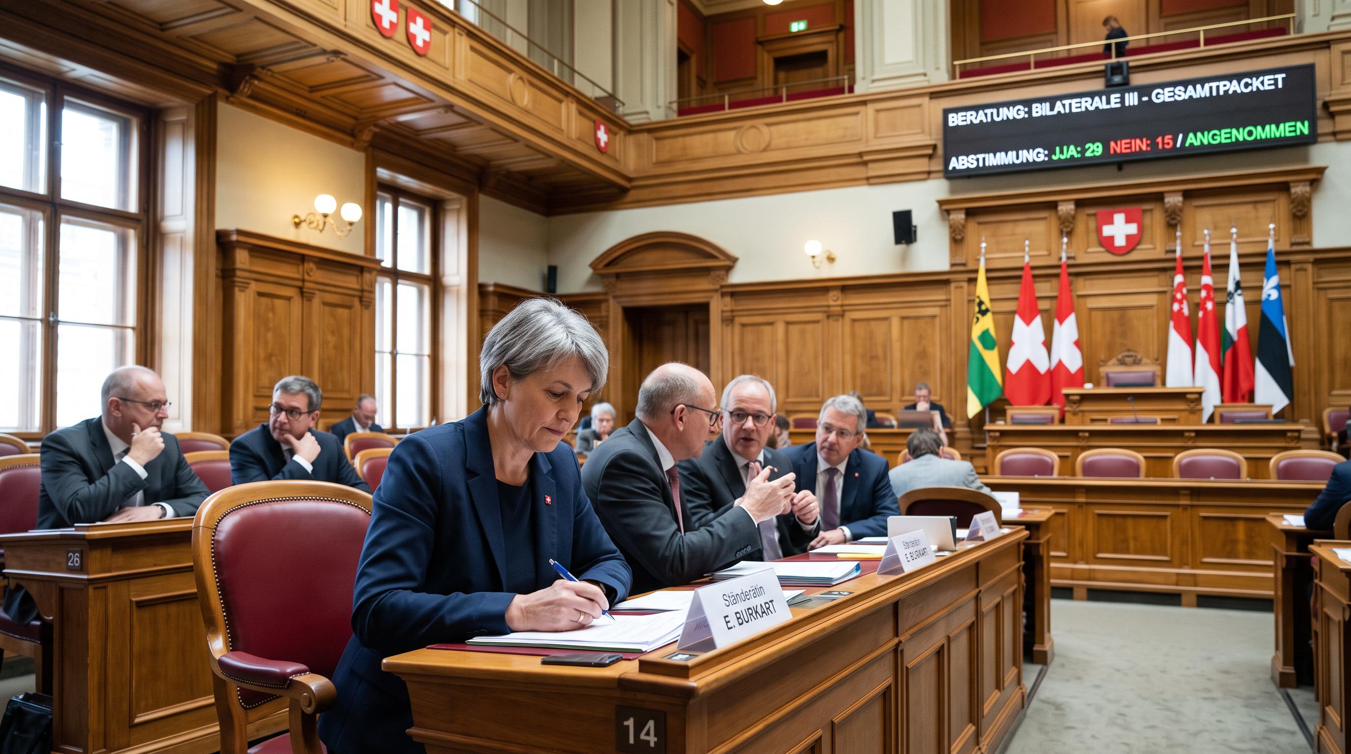 Swiss Senate gives clear backing to EU treaty package