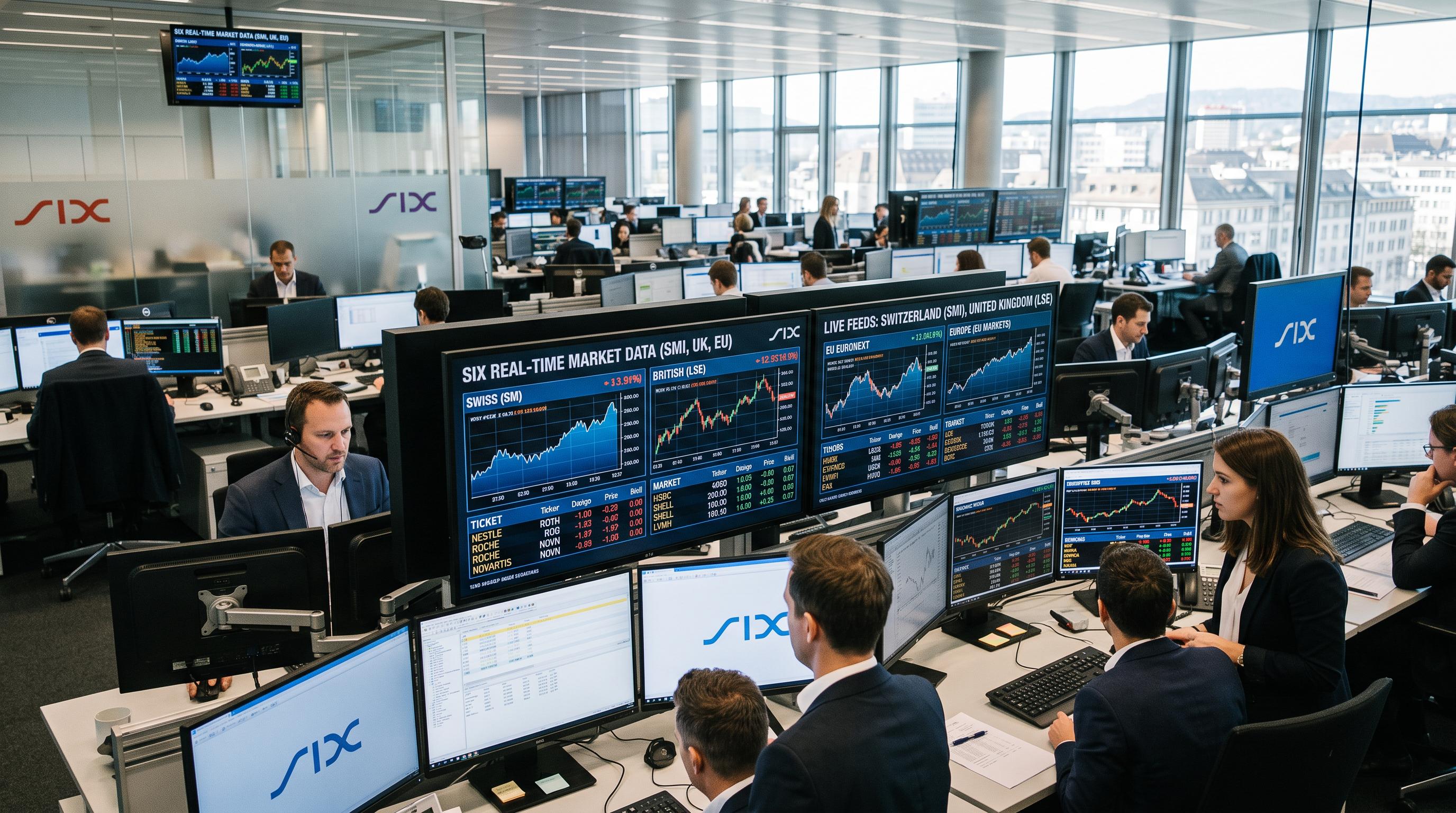 SIX expands real-time market data access across Europe