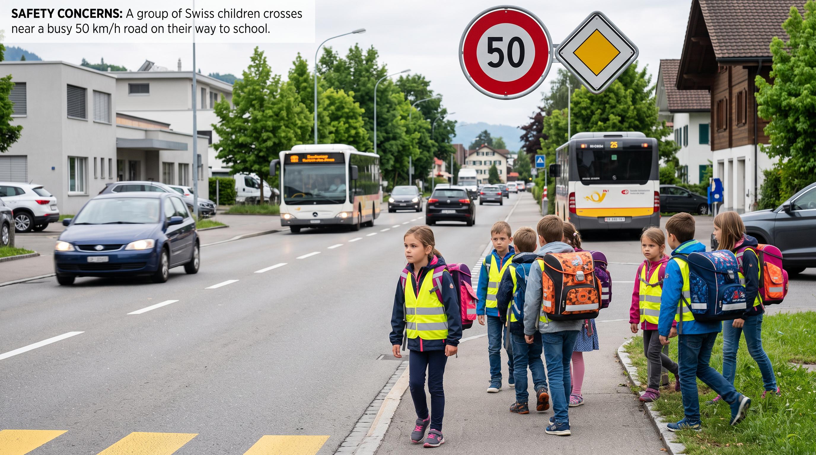 Parents warn that too many Swiss school routes remain dangerous