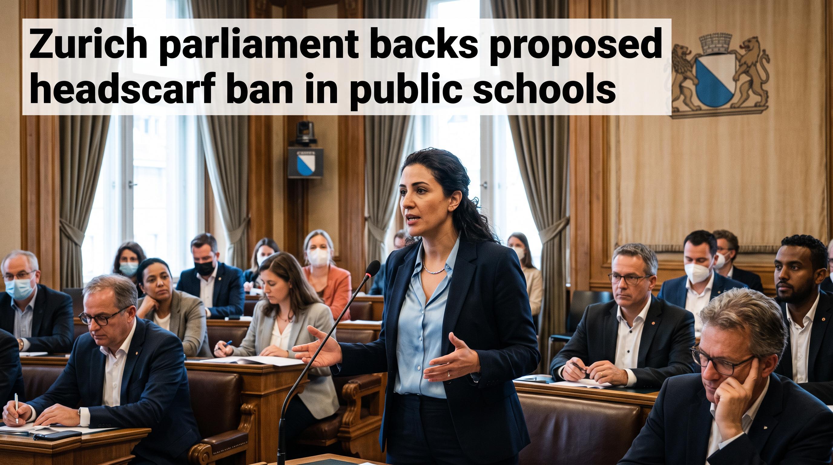 Zurich parliament backs proposed headscarf ban in public schools