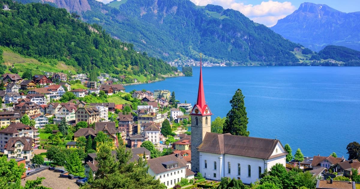 swiss in summer