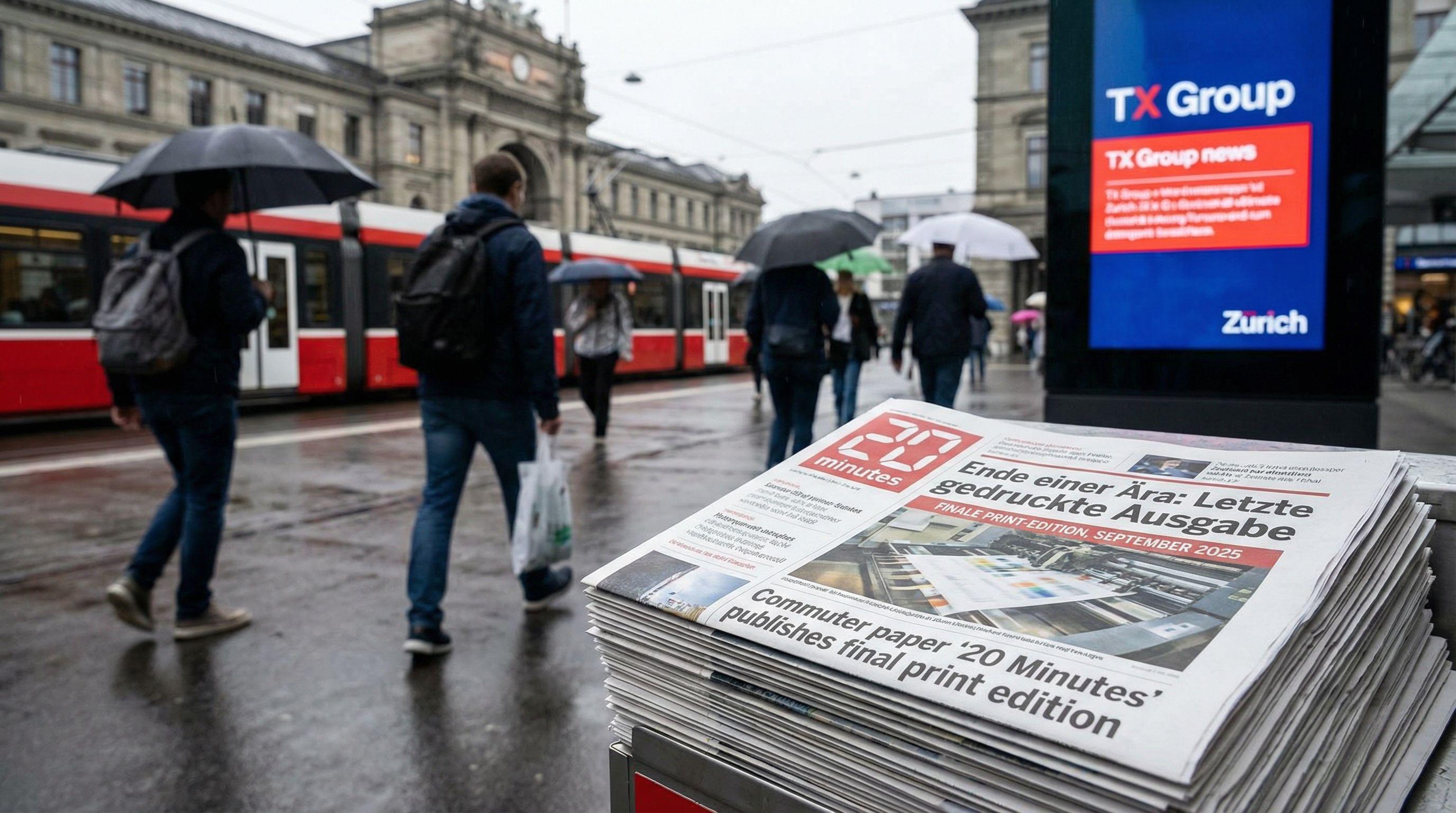 End of an Era: Commuter Paper '20 Minutes' Publishes Final Print Edition