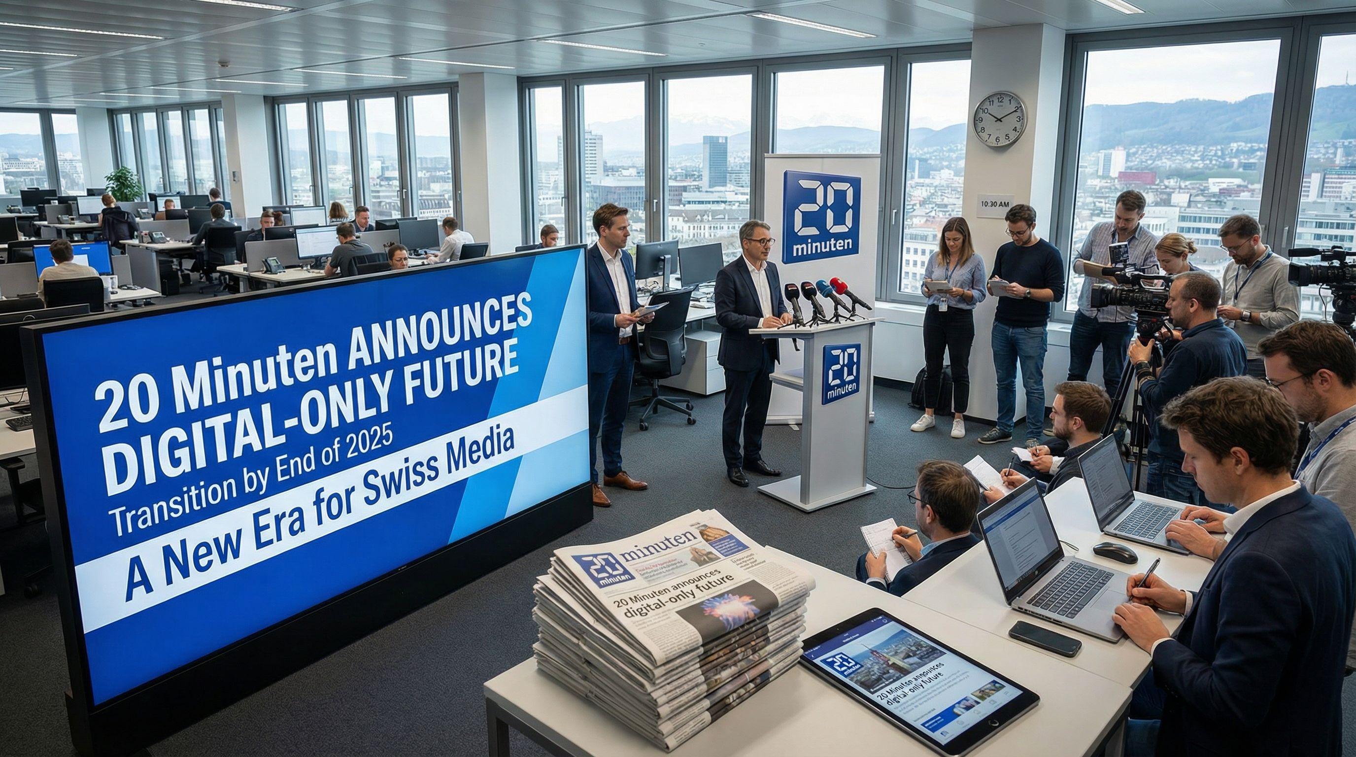 20 Minutes Newspaper Announces Digital-Only Future