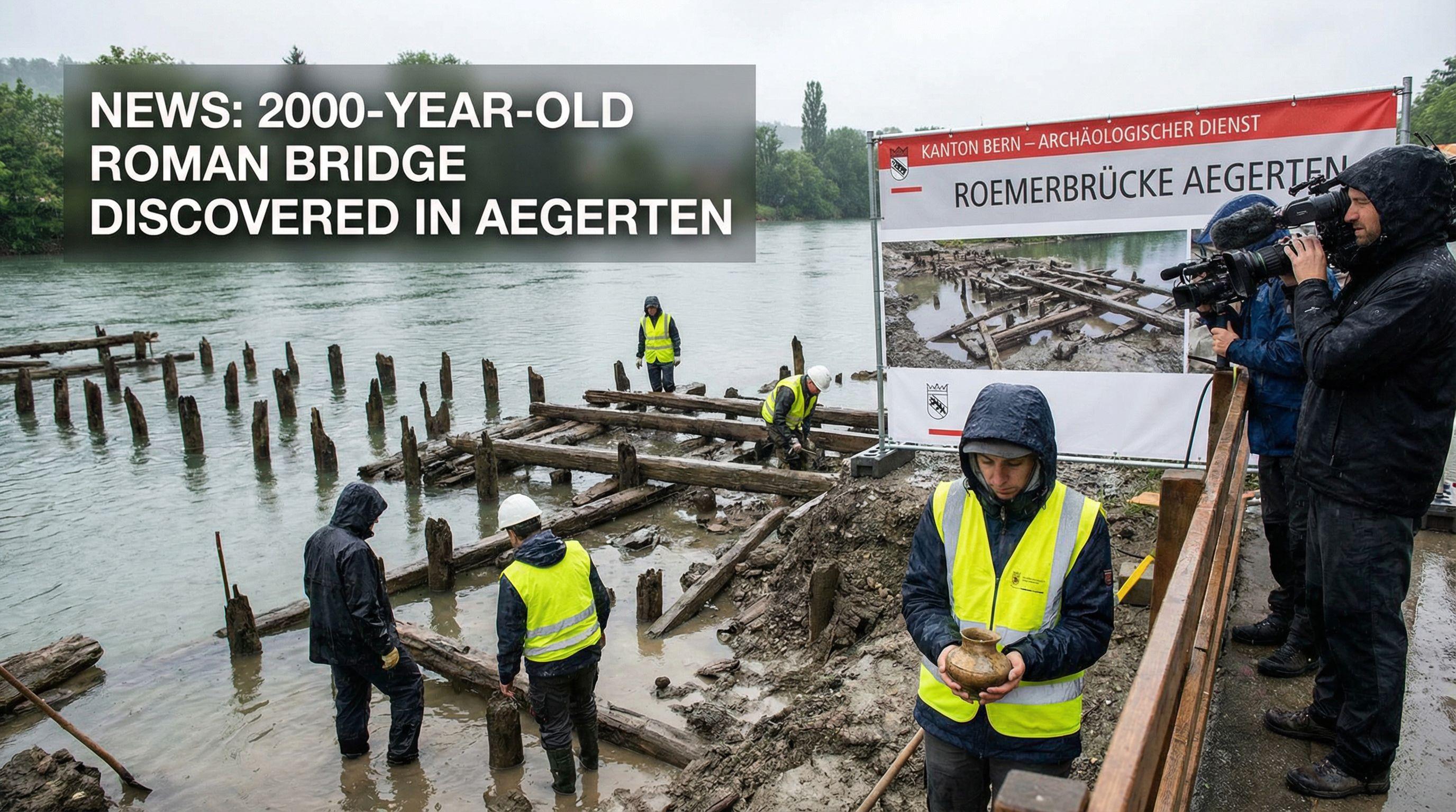 2000-Year-Old Roman Bridge Discovered in Aegerten