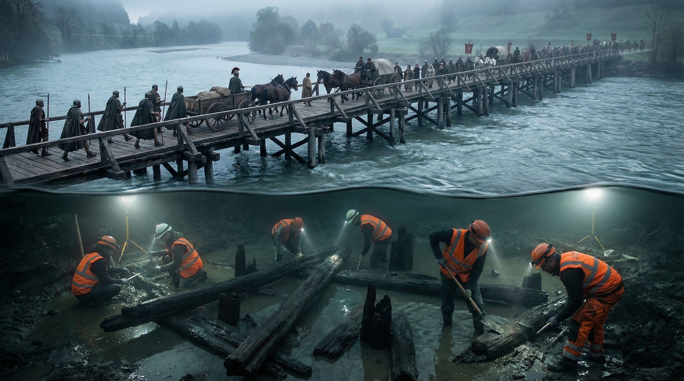 2000-Year-Old Roman Bridge Discovered in Canton Bern