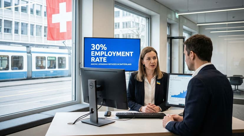 30% Employment Rate Among Ukrainian Refugees in Switzerland