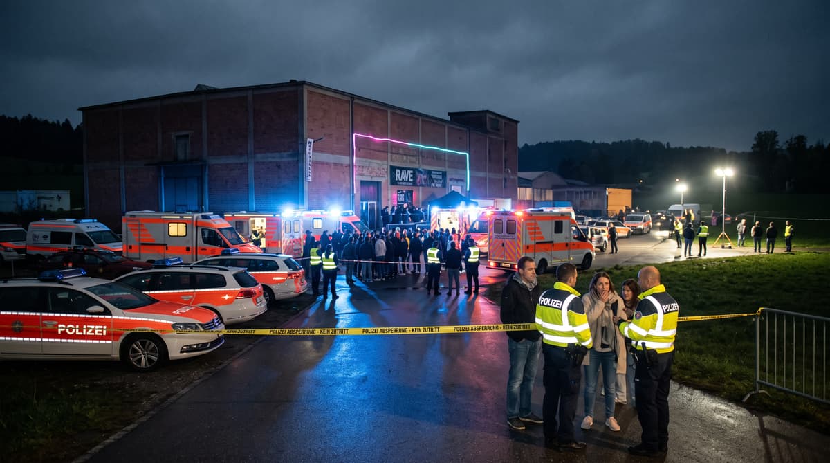 Manhunt continues after fatal shooting at Aarau rave