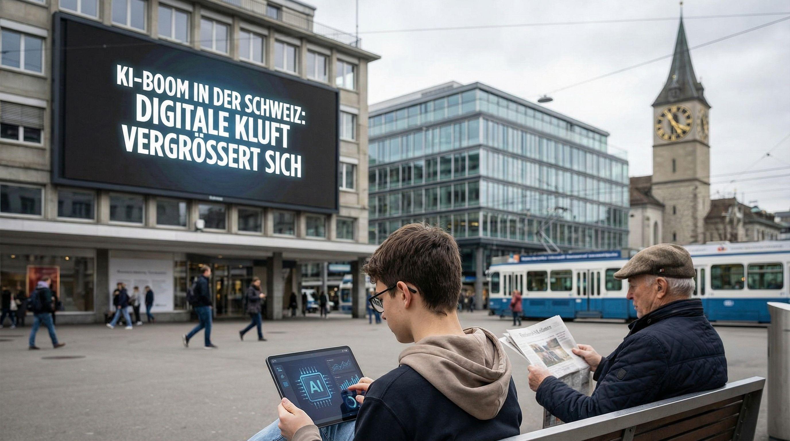 AI Adoption Surges in Switzerland, Widening Digital and Generational Divide