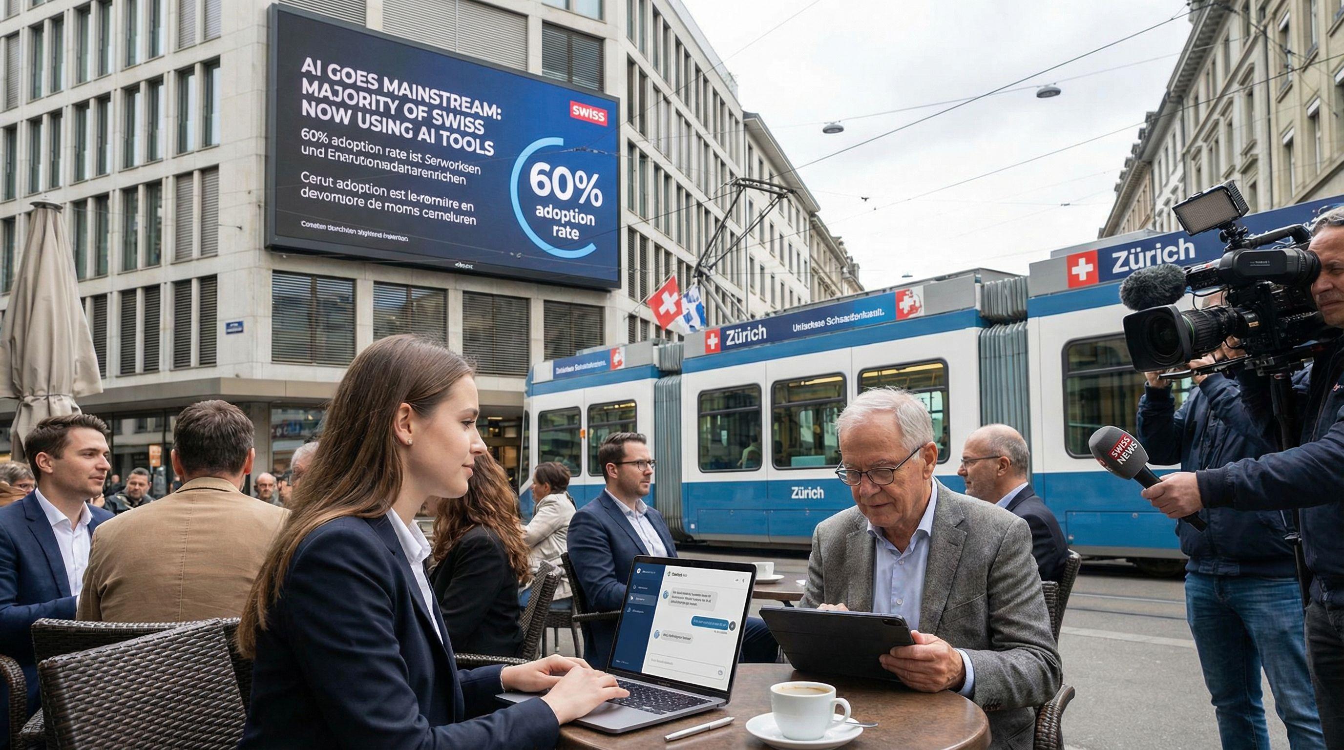 AI Goes Mainstream: Majority of Swiss Now Using AI Tools