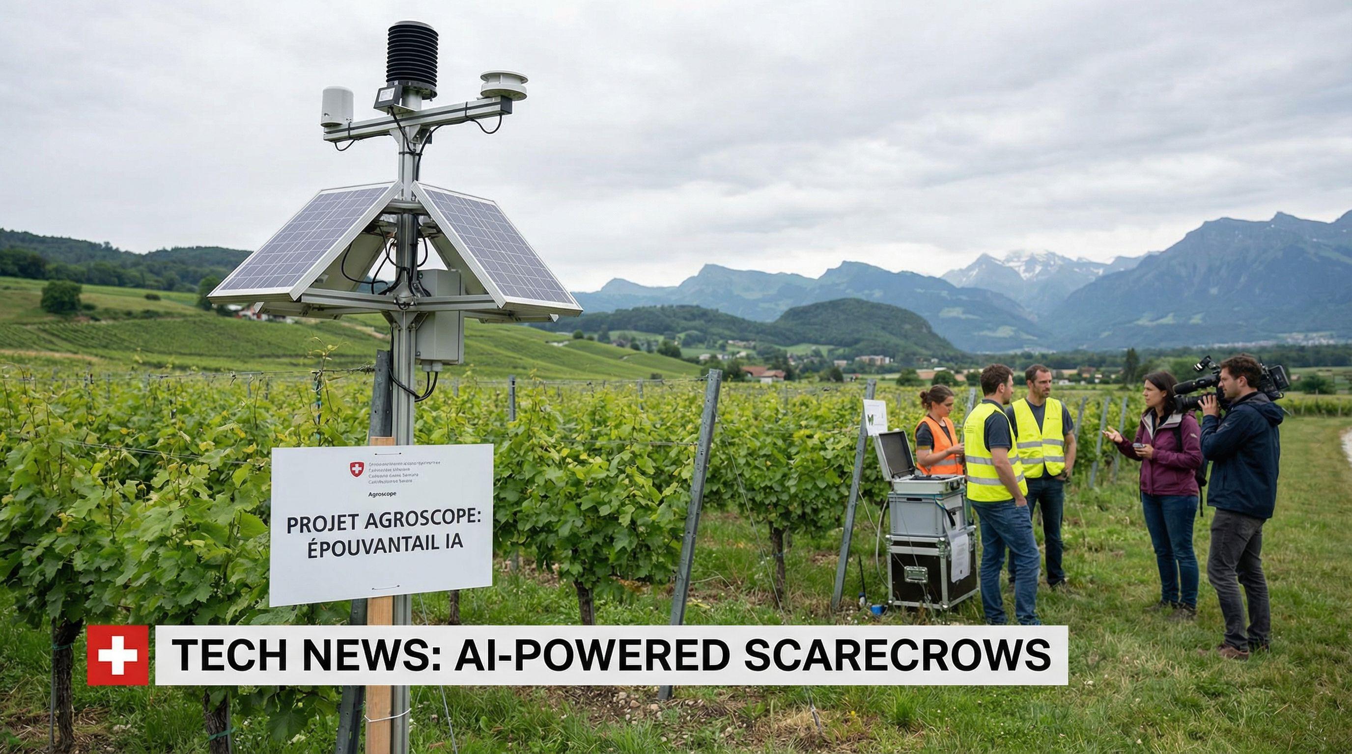 AI-Powered Scarecrows: Switzerland Tests Smart Agriculture Solutions