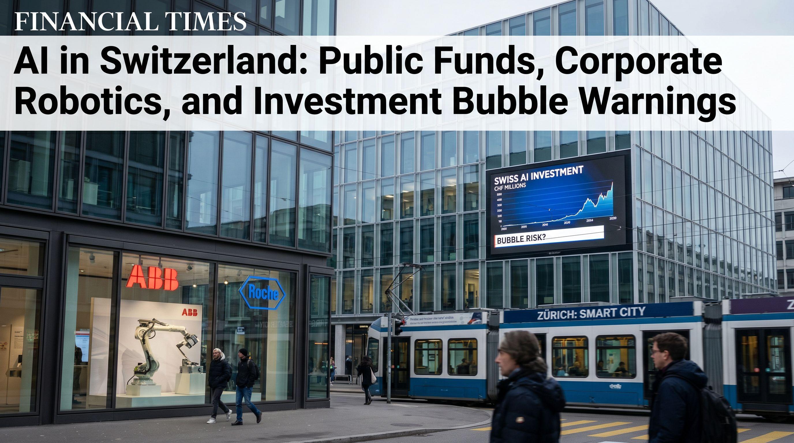 AI in Switzerland: Public Funds, Corporate Robotics, and Investment Bubble Warnings