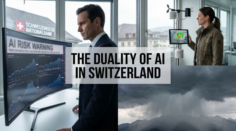 The Duality of AI in Switzerland: Banking Threat vs. Weather Forecasting Failures