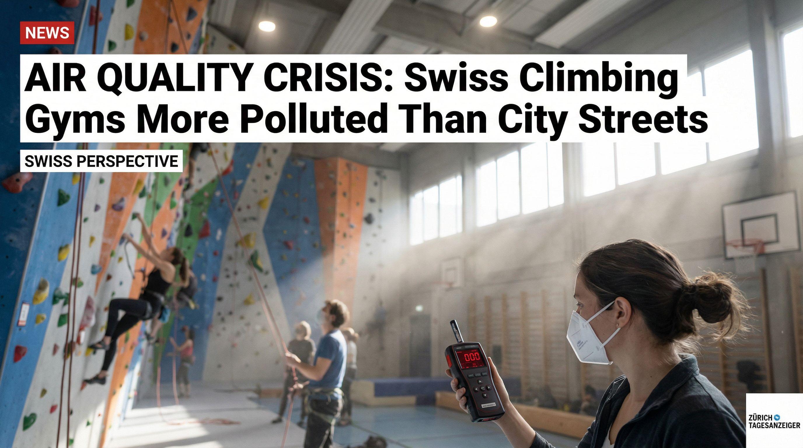Air Quality Crisis: Swiss Climbing Gyms More Polluted Than City Streets