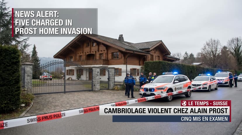 Five Charged in Violent Burglary at F1 Champion Alain Prost's Swiss Home