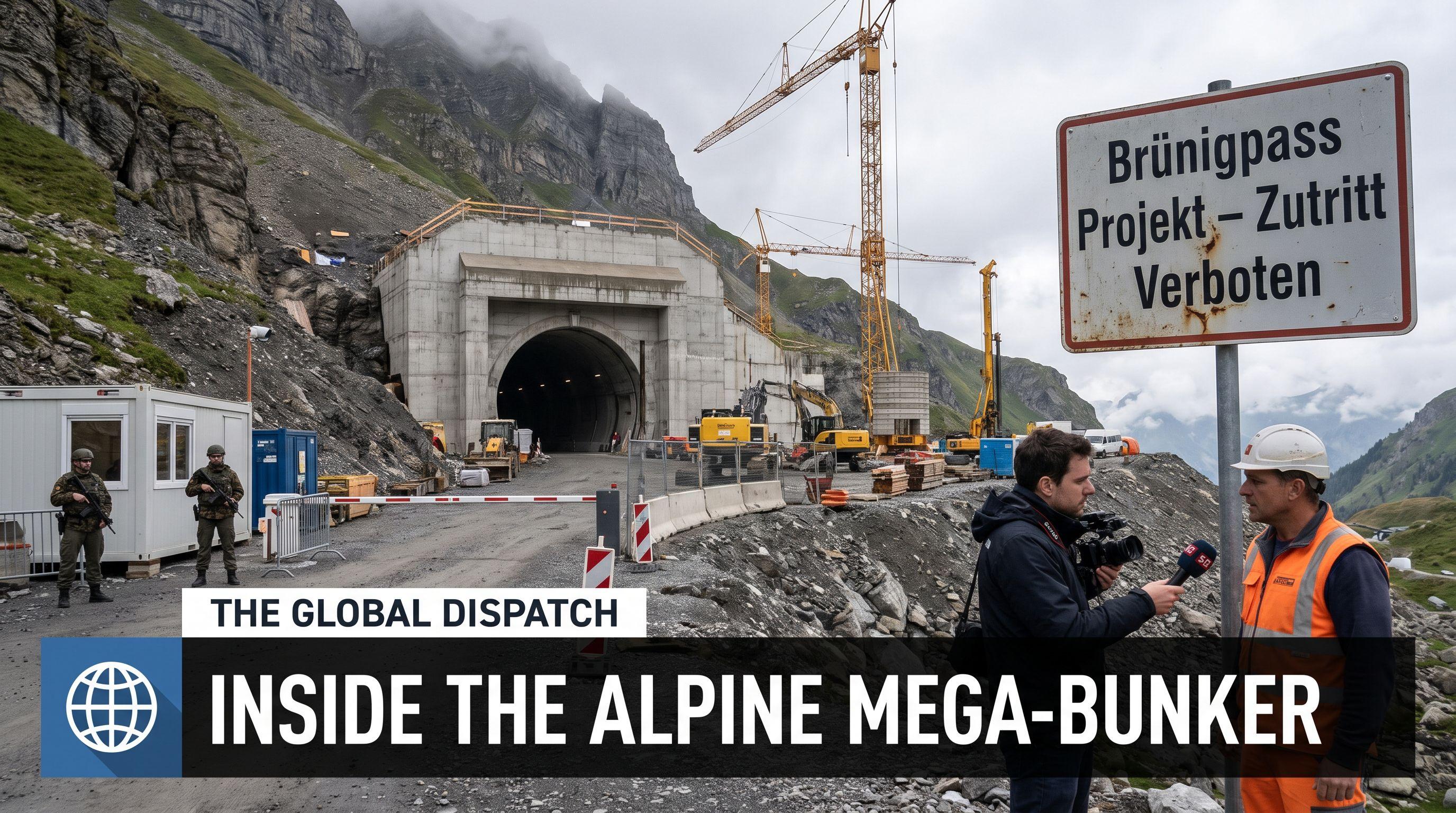 Inside the Alpine Mega-Bunker: A Spy-Film Vault for the Super-Rich Takes Shape