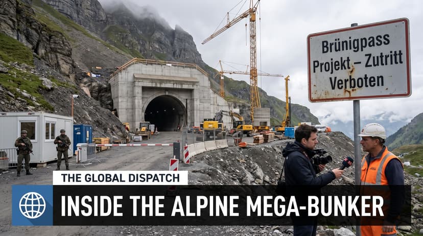 Inside the Alpine Mega-Bunker: A Spy-Film Vault for the Super-Rich Takes Shape