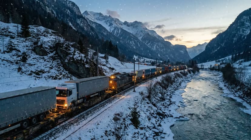 Alpine Rail Freight Crisis: Truck Transport Ends 2026