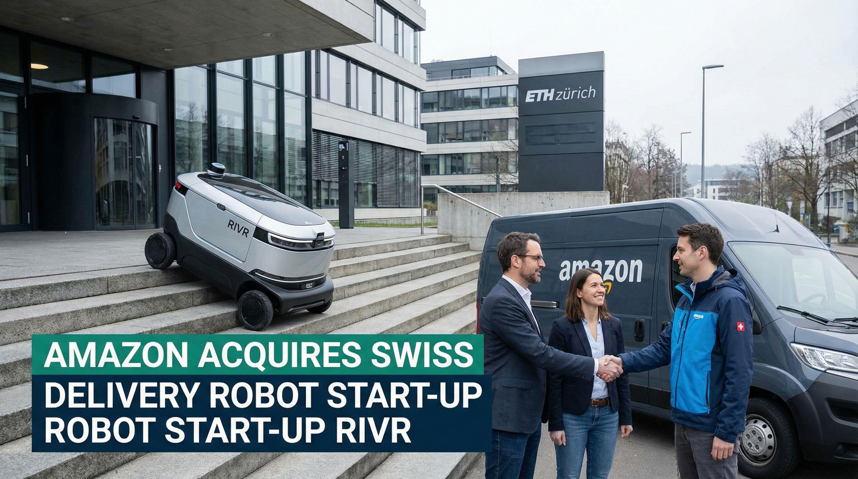 Amazon Acquires Swiss Delivery Robot Start-Up Rivr from ETH Zurich