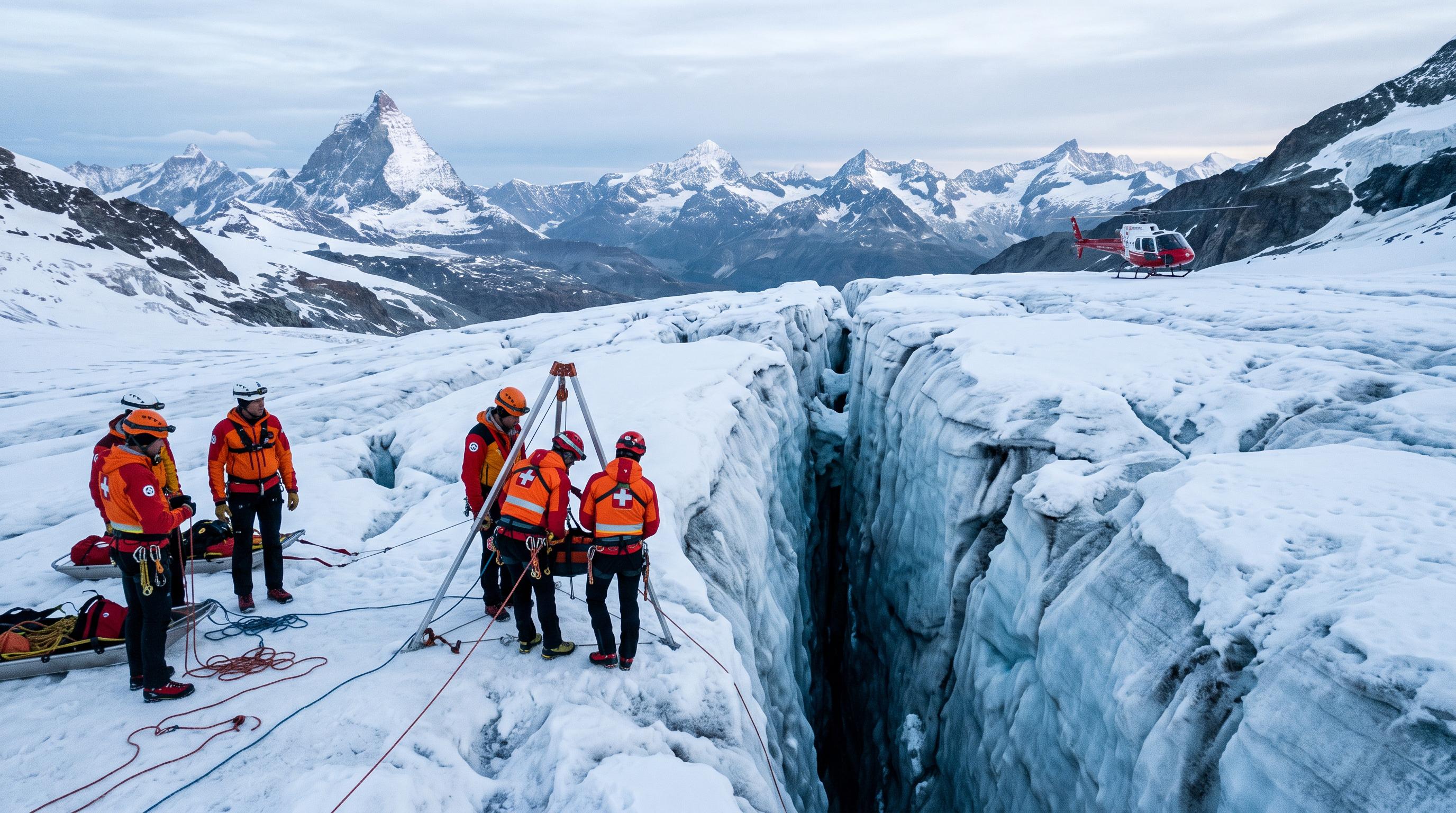 American Tourist Dies After Falling into Swiss Alps Crevasse