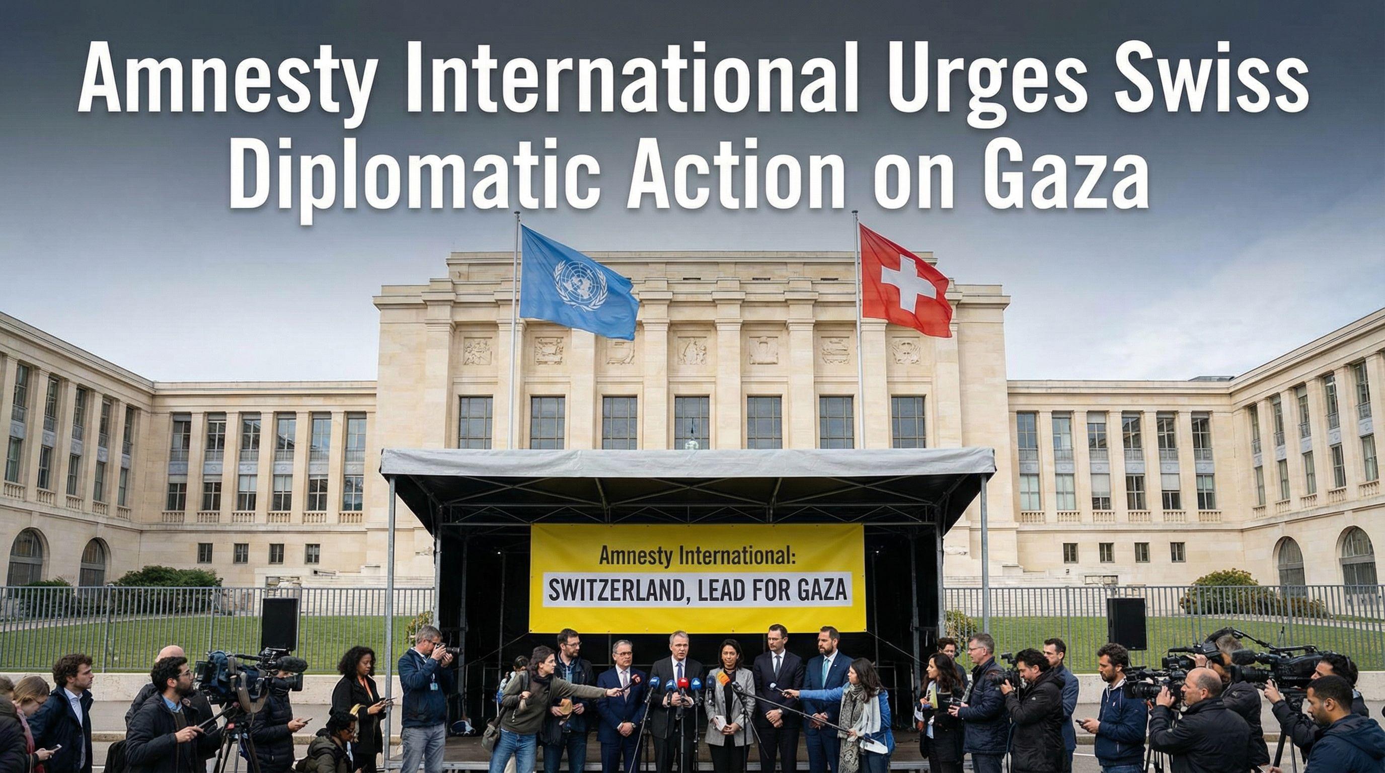 Amnesty International Urges Swiss Diplomatic Action on Gaza
