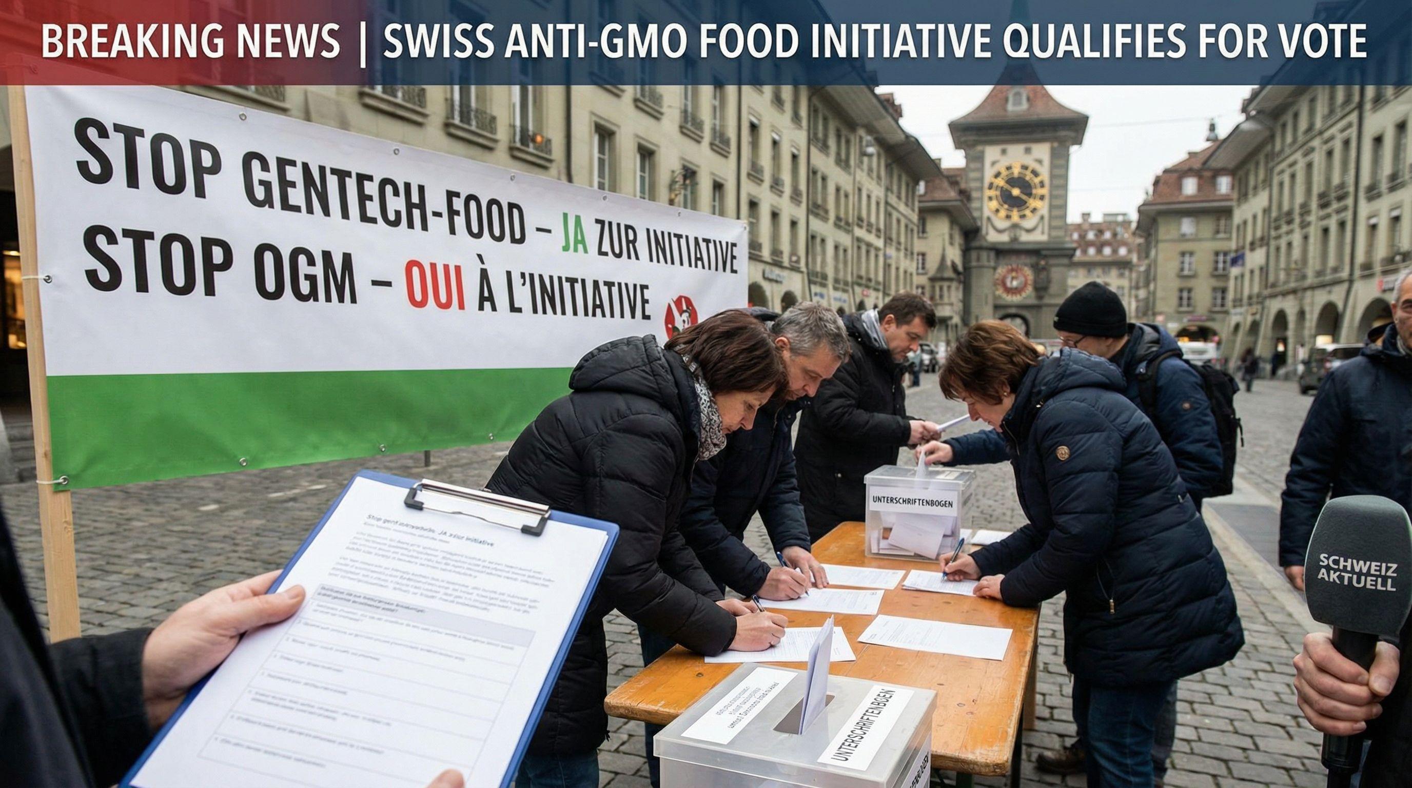 Anti-GMO Food Initiative Gathers Enough Signatures for Nationwide Vote