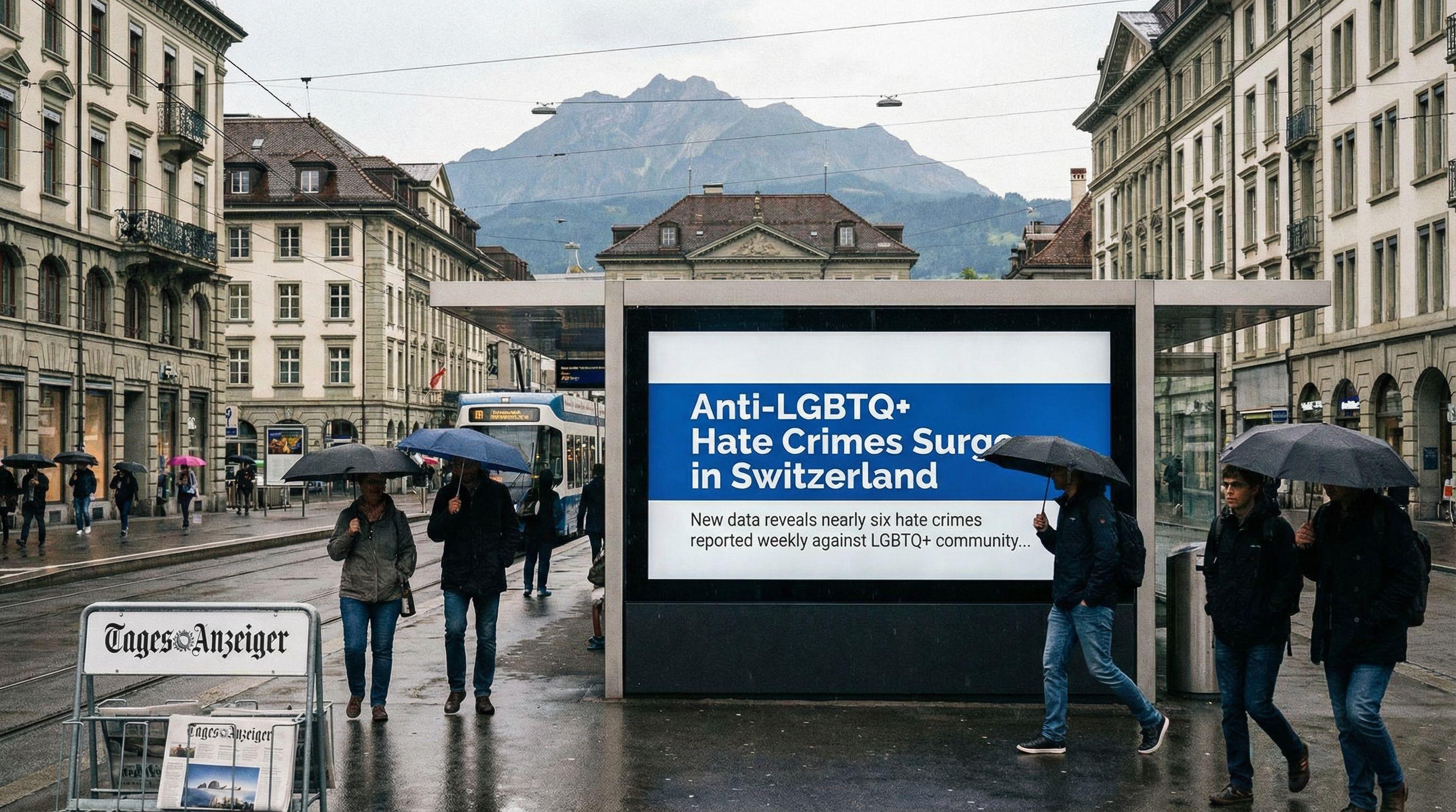 Anti-LGBTQ+ Hate Crimes Surge in Switzerland
