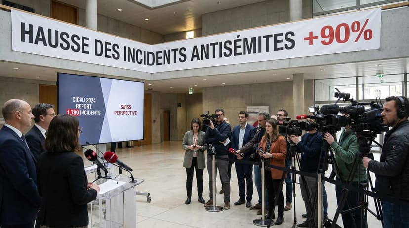 Anti-Semitic Incidents Surge 90% in French-Speaking Switzerland