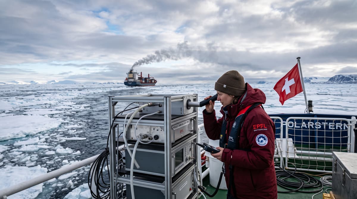 Swiss research examines how Arctic shipping emissions affect clouds and ice