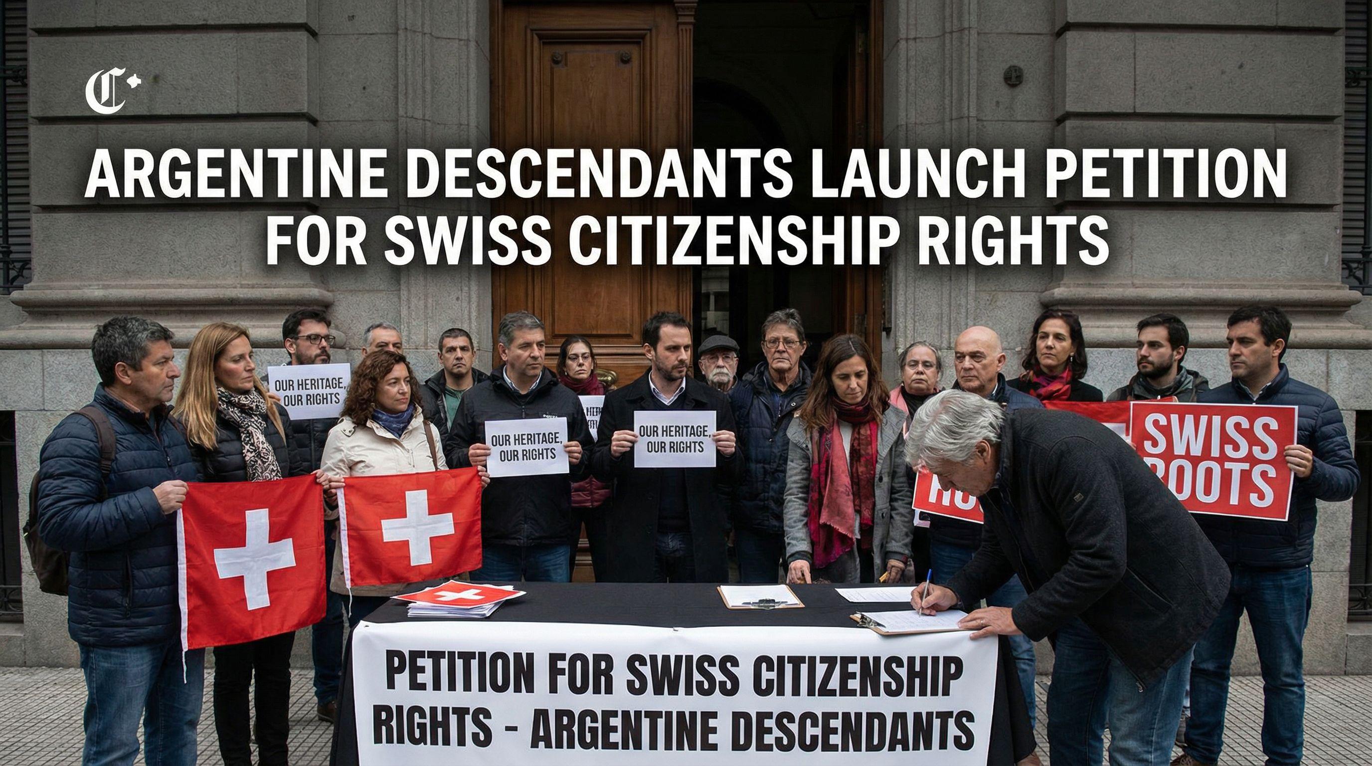Argentine Descendants Launch Petition for Swiss Citizenship Rights