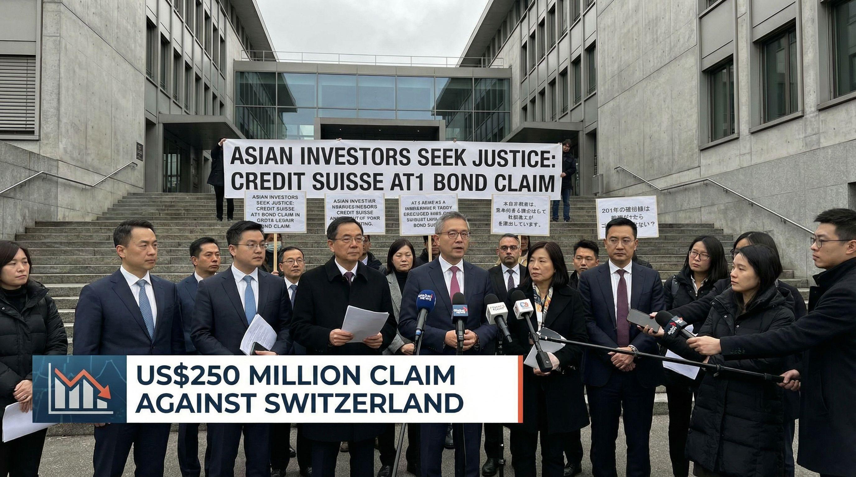 Asian Investors Launch Major Legal Action Against Switzerland Over Credit Suisse Bonds