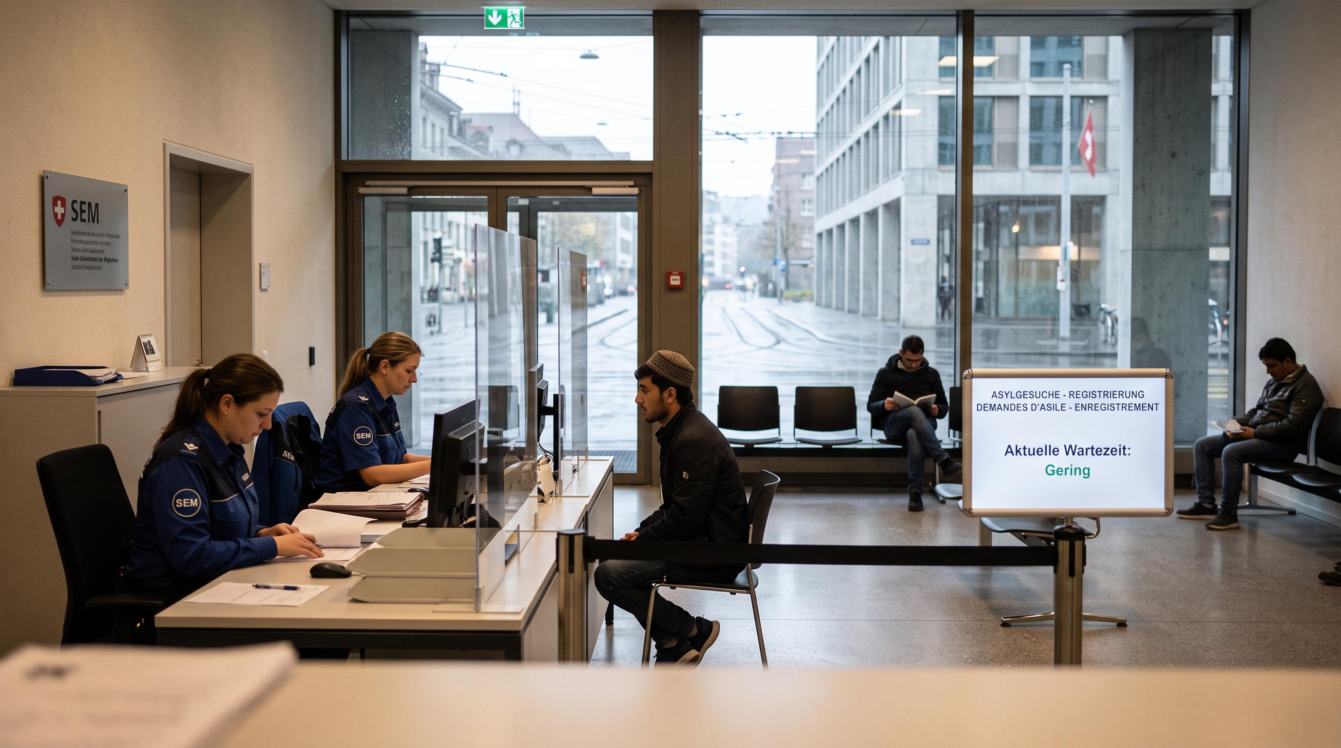 Asylum applications fall across Switzerland and Europe
