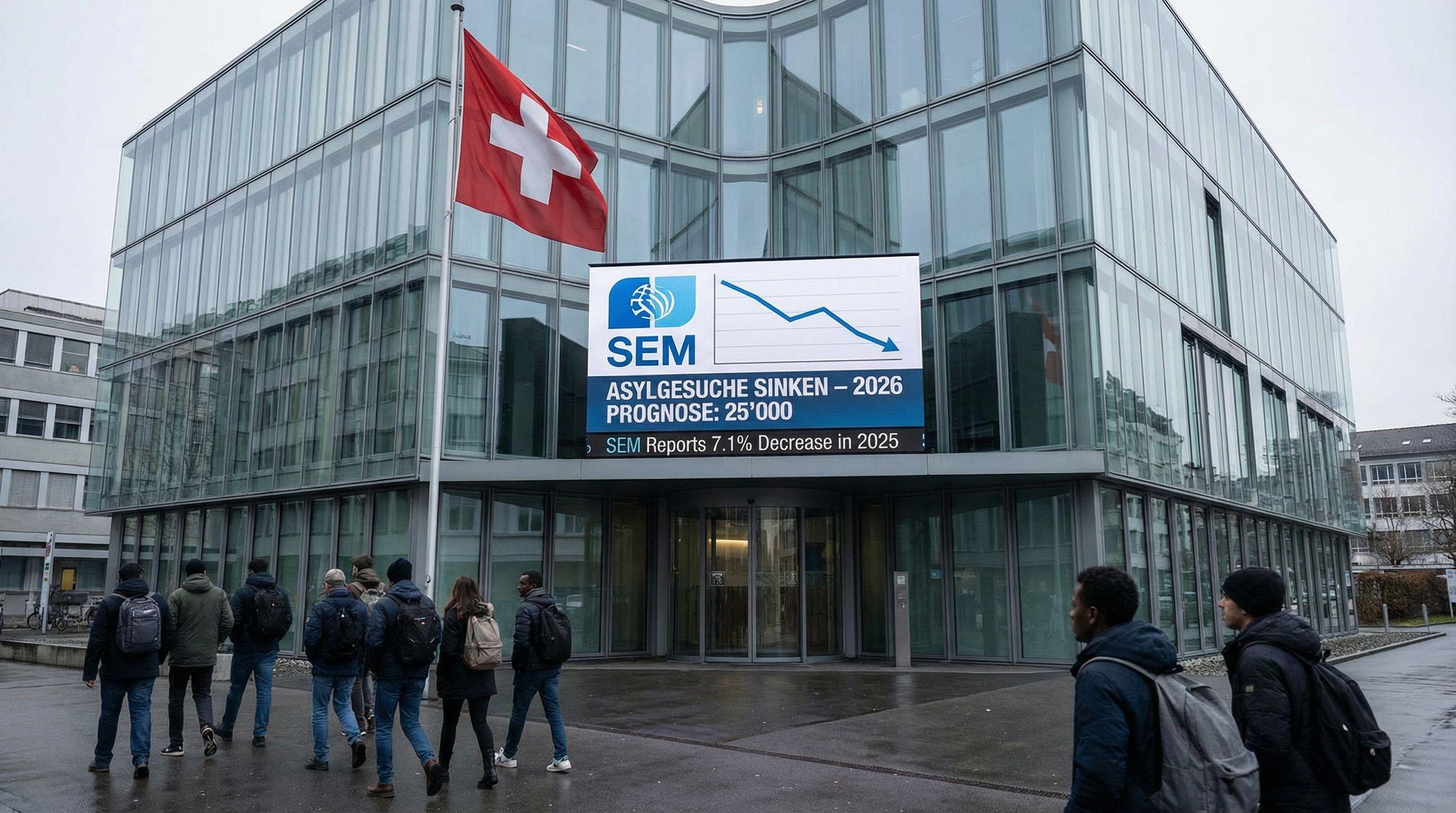 Asylum Applications in Switzerland Expected to Fall in 2026, SEM Reports