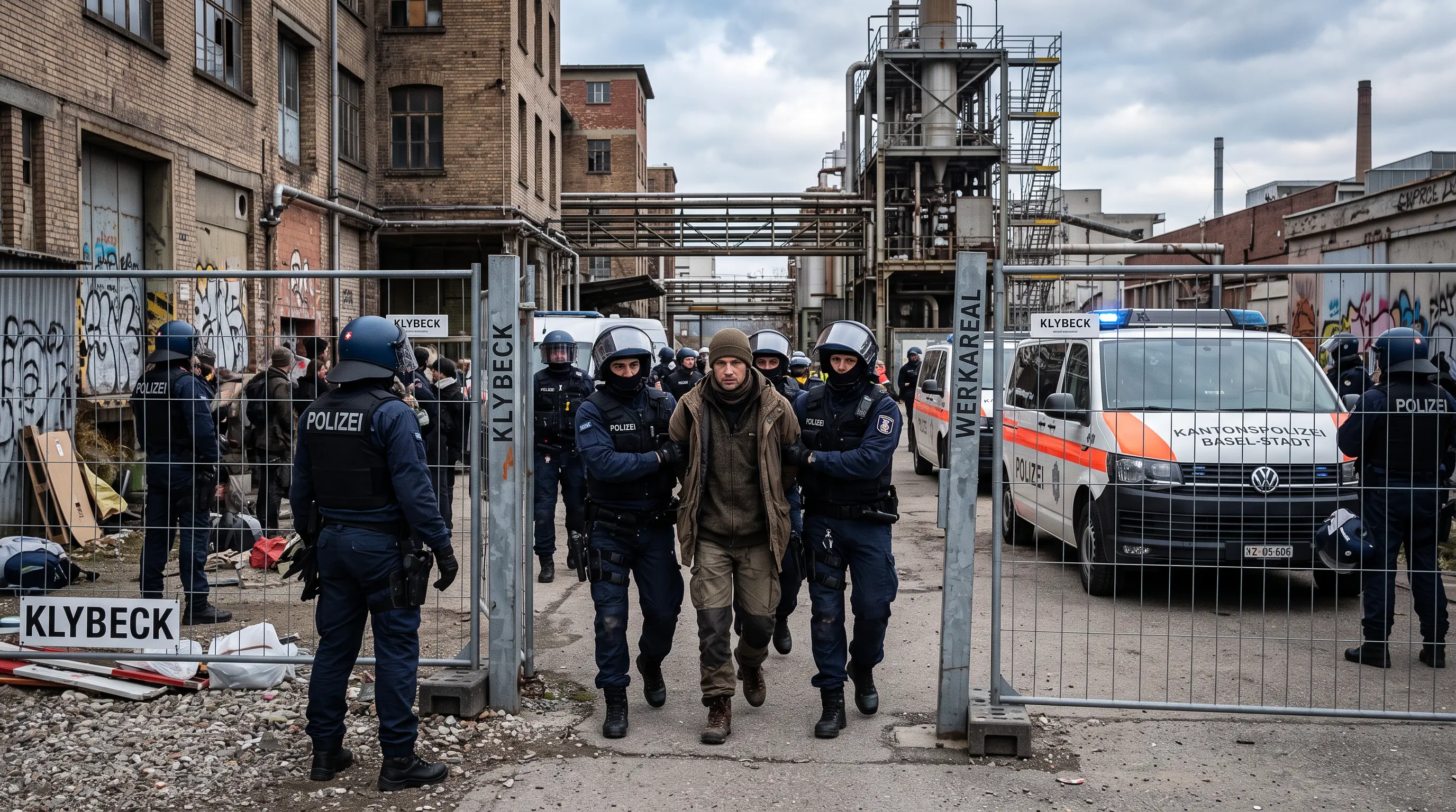 Basel activists face CHF 90,000 bill for police eviction operation