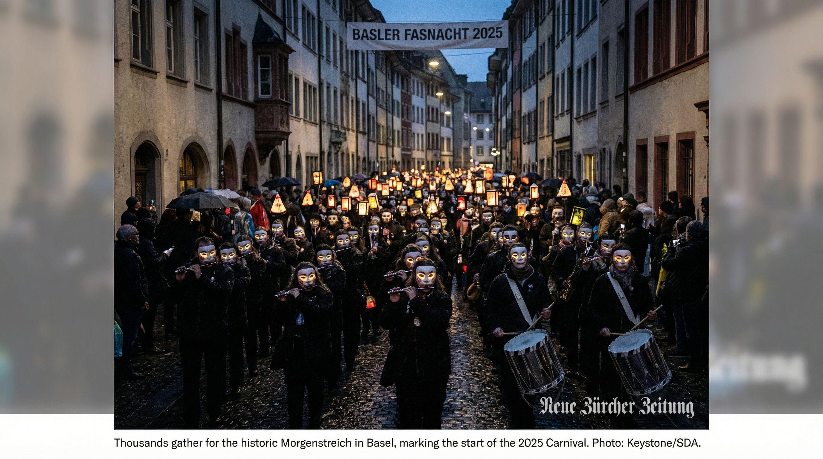 Basel Carnival 2025 Launches with Historic Morgenstreich