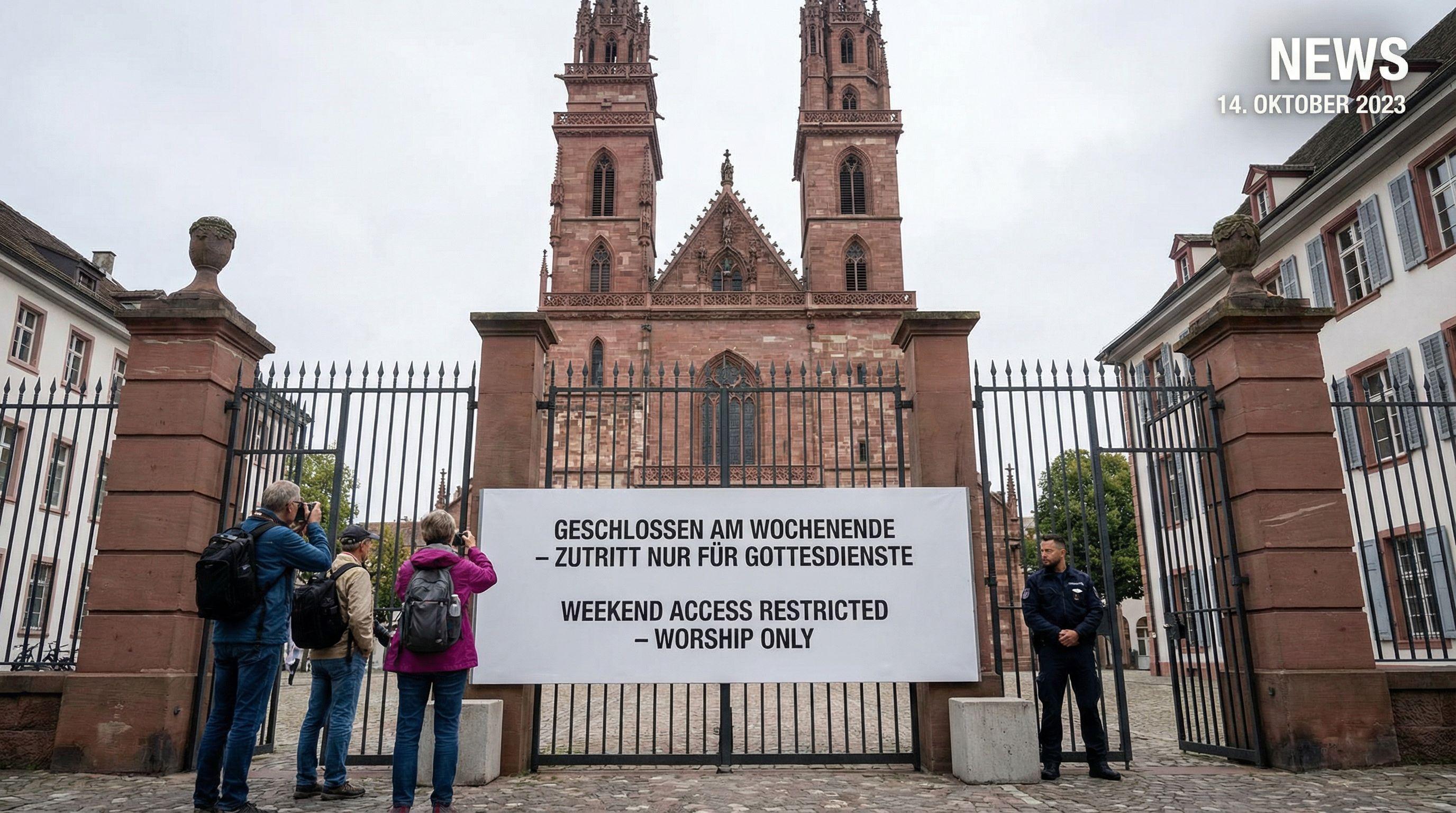 Basel Cathedral Restricts Weekend Access Due to Tourist Behavior