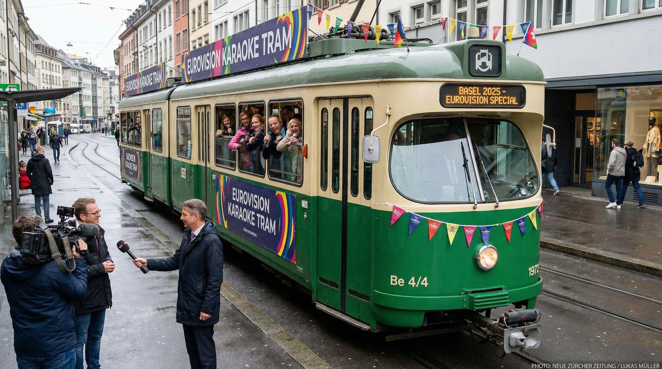 Basel Launches Eurovision Karaoke Tram Initiative