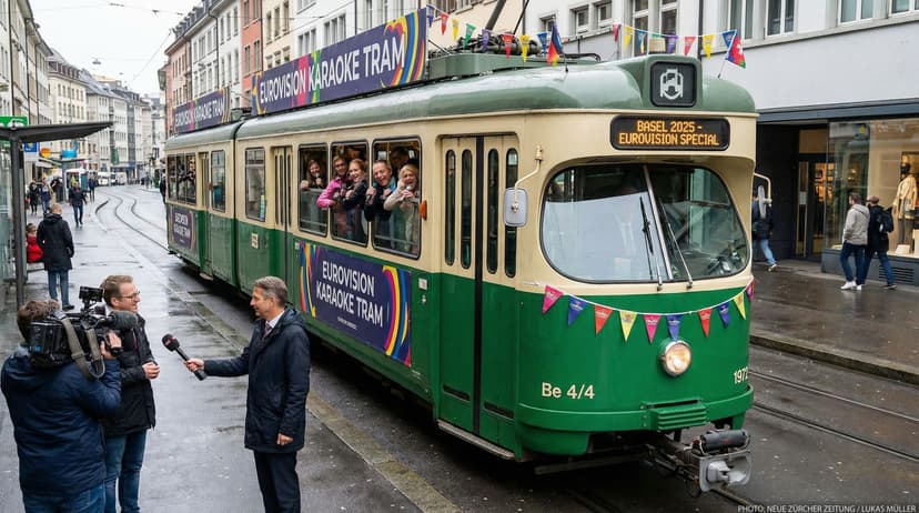 Basel Launches Eurovision Karaoke Tram Initiative