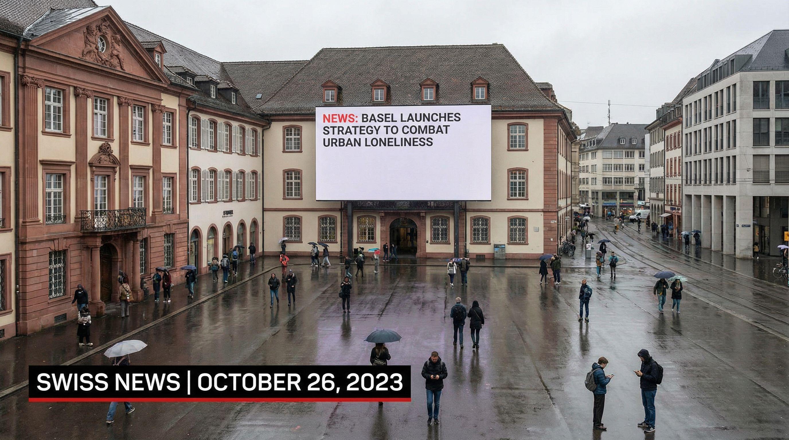 Basel Launches Strategy to Combat Urban Loneliness
