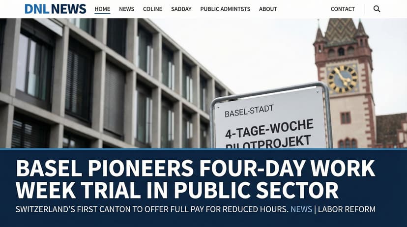 Basel Pioneers Four-Day Work Week Trial in Public Sector