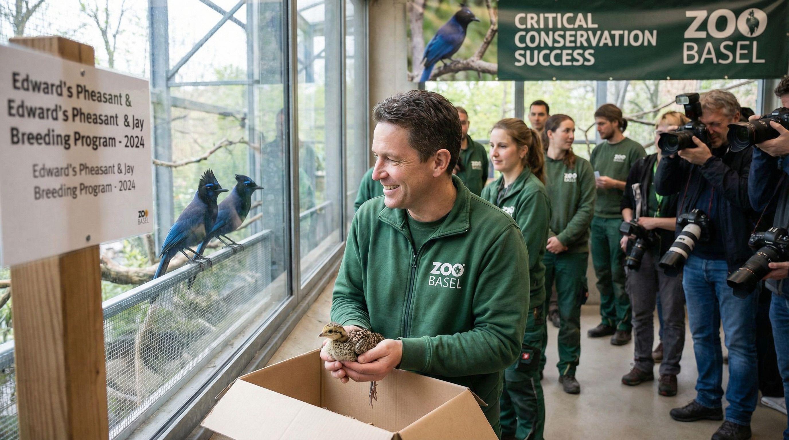 Basel Zoo Celebrates Rare Bird Conservation Success