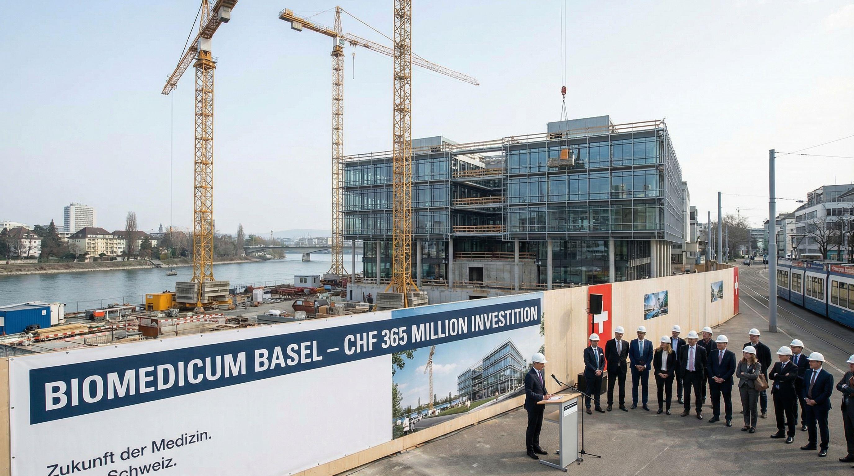 Basel's Biomedicine Hub Takes Shape with CHF365 Million Investment
