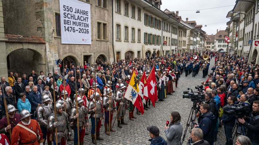 Thousands Commemorate 550th Anniversary of Historic Battle of Murten