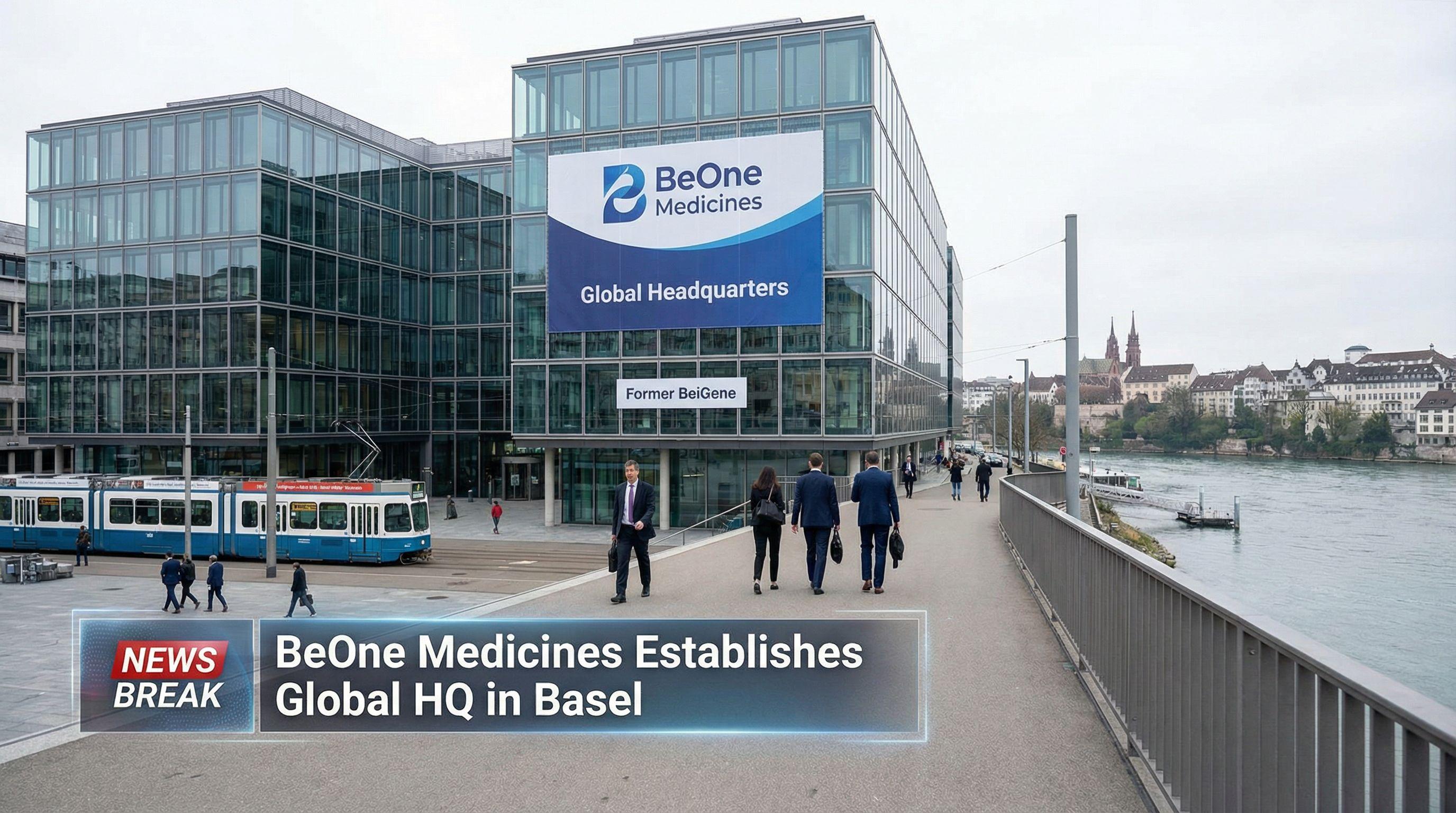 BeOne Medicines Establishes Global HQ in Basel
