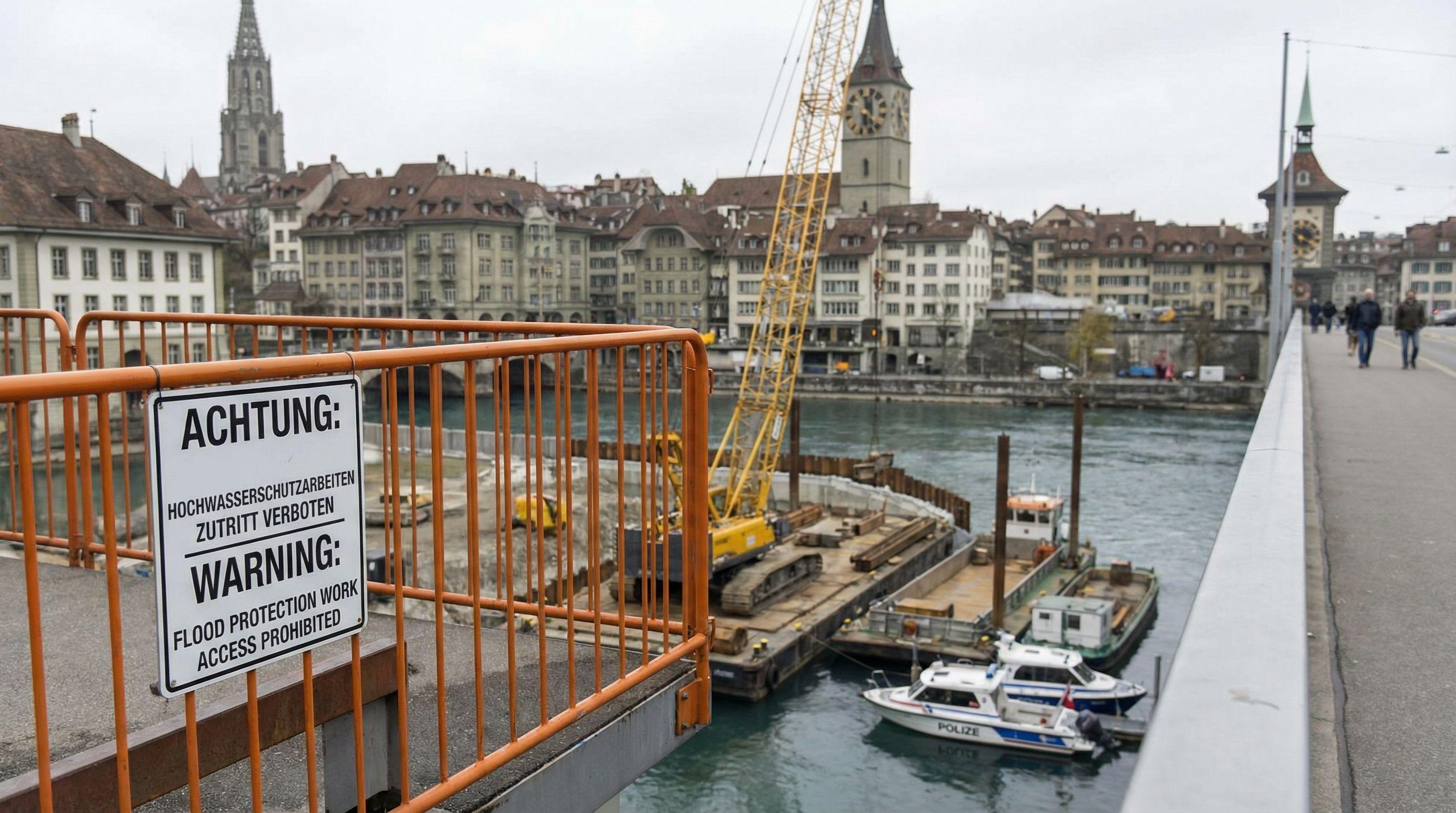 Bern to restrict Aare River activities for flood protection work