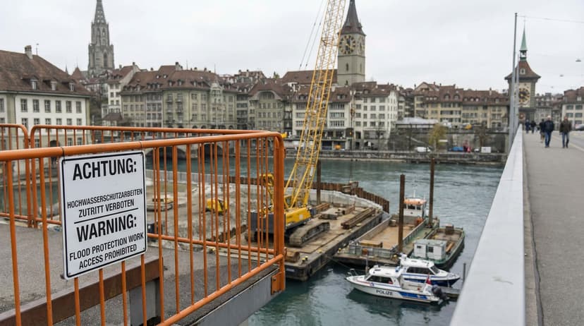 Bern to restrict Aare River activities for flood protection work