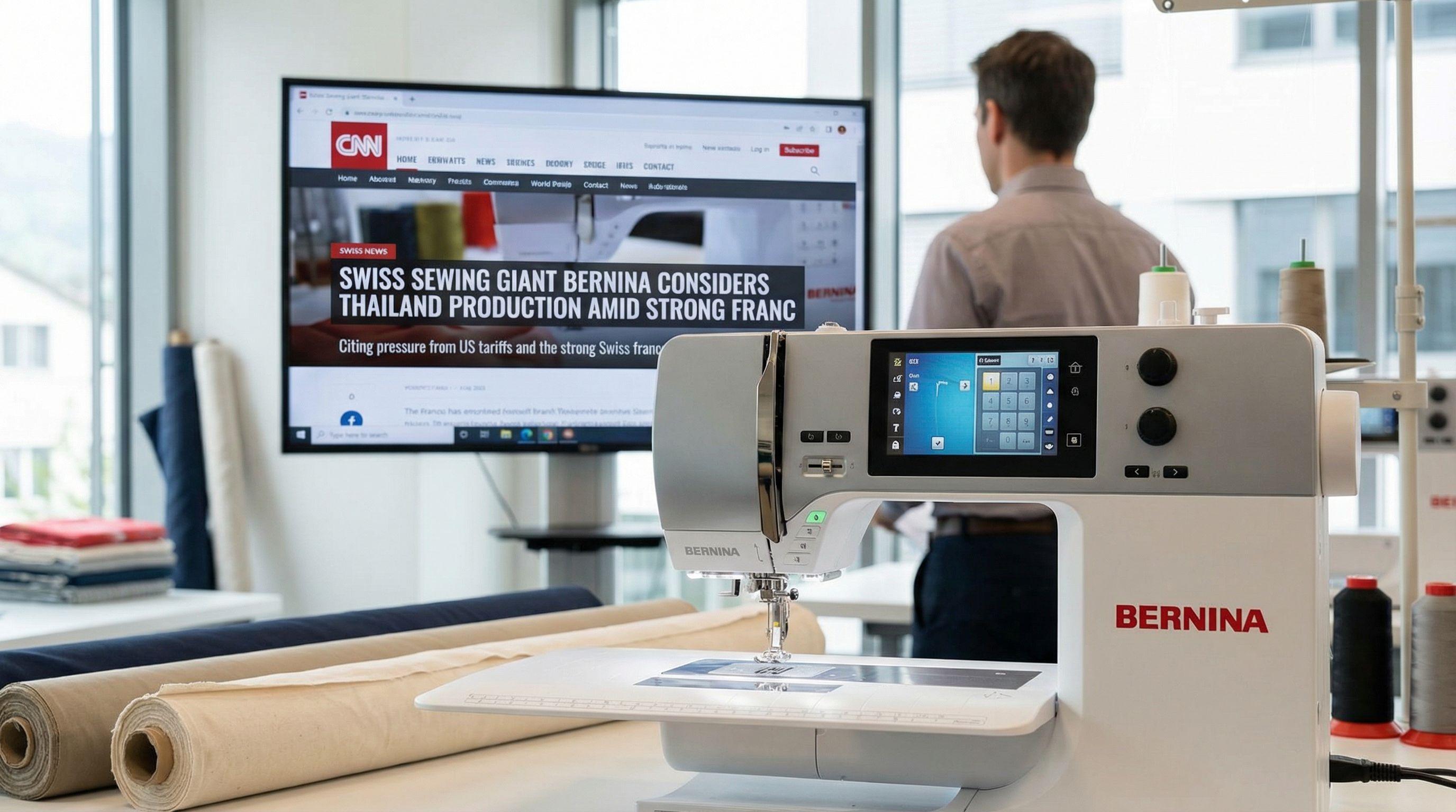 Swiss Sewing Giant Bernina Considers Thailand Production Amid Strong Franc