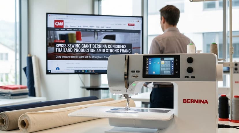 Swiss Sewing Giant Bernina Considers Thailand Production Amid Strong Franc