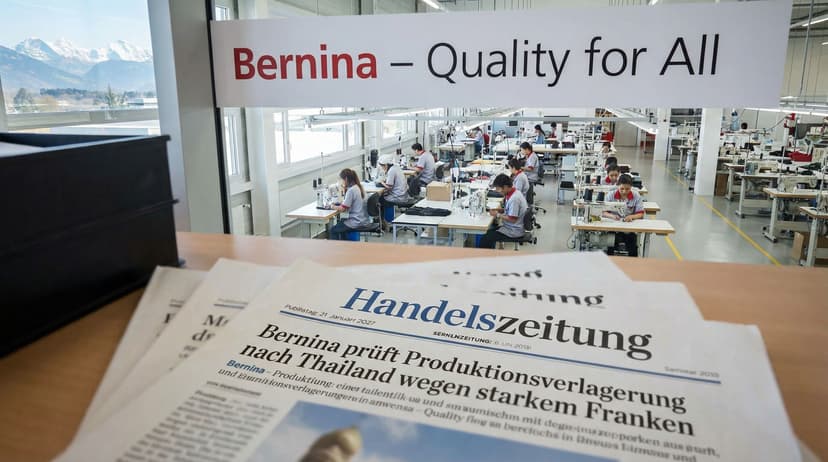 Facing Strong Franc, Bernina Considers Shifting Production to Thailand