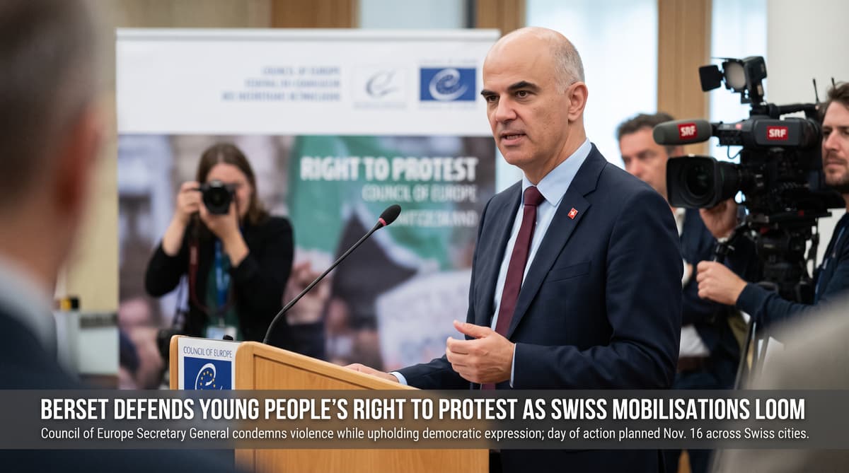 Berset defends young people’s right to protest as Swiss mobilisations loom